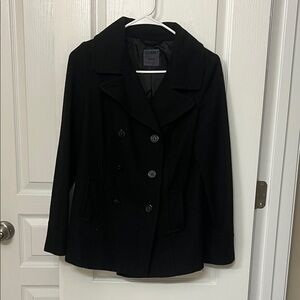 Old Navy Women's Elegant Black Peacoat